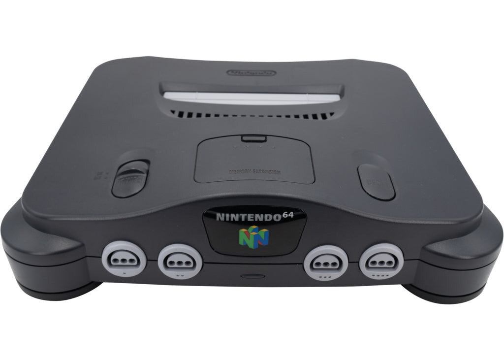 Nintendo 64 Console - Charcoal (Black) N64 - Video Game System - Used - CaveGamers - Image 3