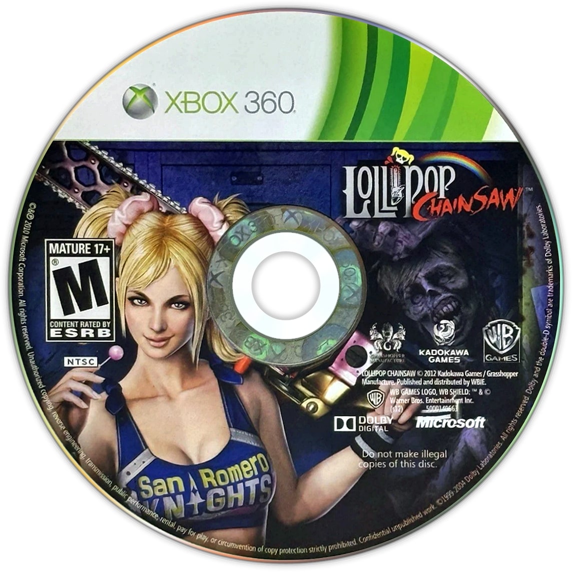 Lollipop Chainsaw Xbox 360 - Video Game - Used - CaveGamers - Image 3