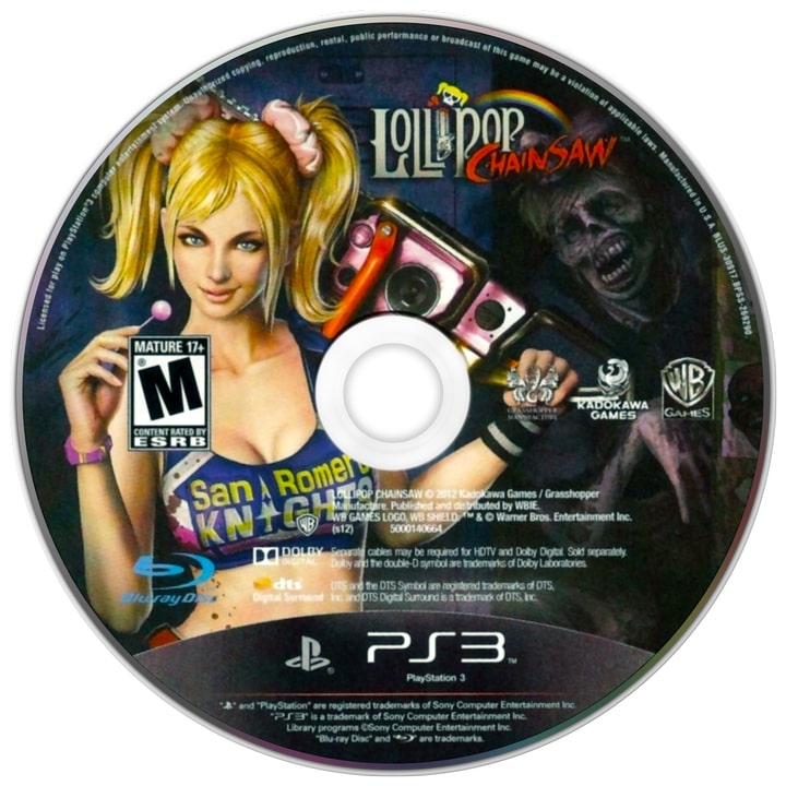 Lollipop Chainsaw PS3 - Video Game - Used - CaveGamers - Image 3