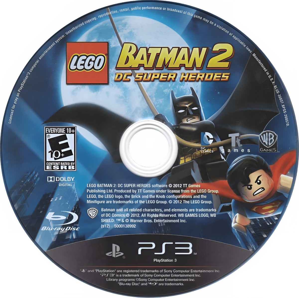 LEGO Batman 2 PS3 - Video Game - Used - CaveGamers - Image 3