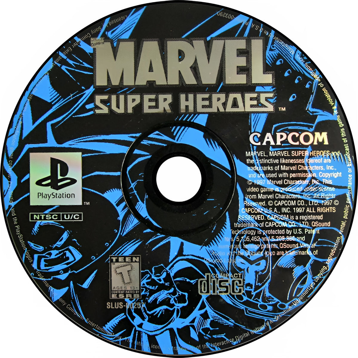 Marvel Super Heroes Playstation - Video Game - Used - CaveGamers - Image 3