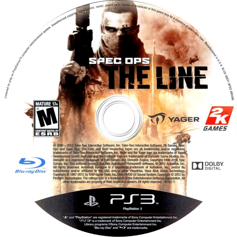 Spec Ops The Line PS3 - Video Game - Used - CaveGamers - Image 3