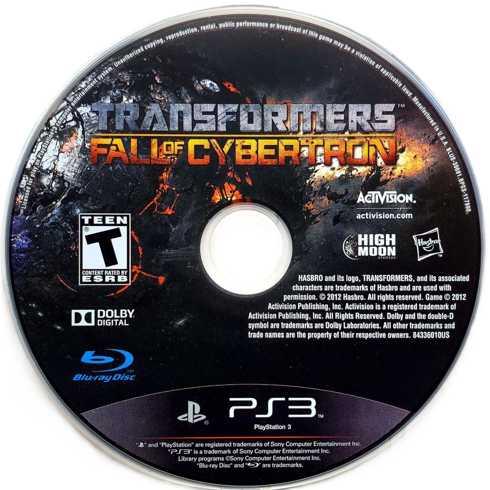 Transformers: Fall Of Cybertron PS3 - Video Game - Used - CaveGamers - Image 3