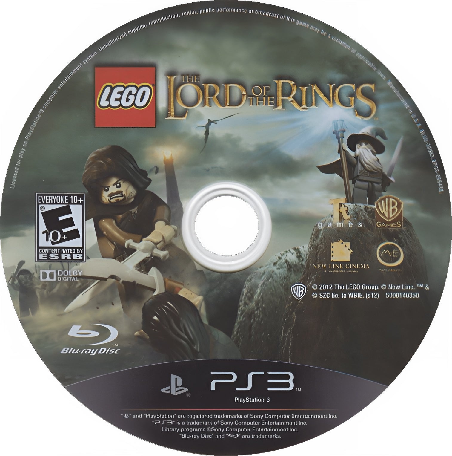 LEGO Lord of the Rings PS3 - Video Game - Used - CaveGamers - Image 3