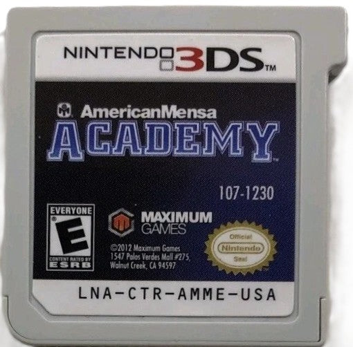 American Mensa Academy 3DS - Video Game - Used - CaveGamers - Image 3