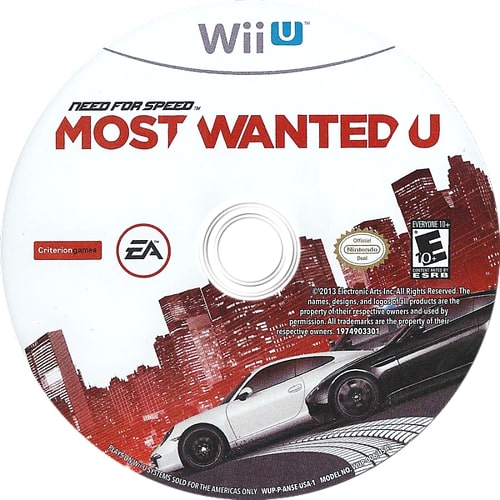 Need for Speed Most Wanted U Wii U - Video Game - Used - CaveGamers - Image 3