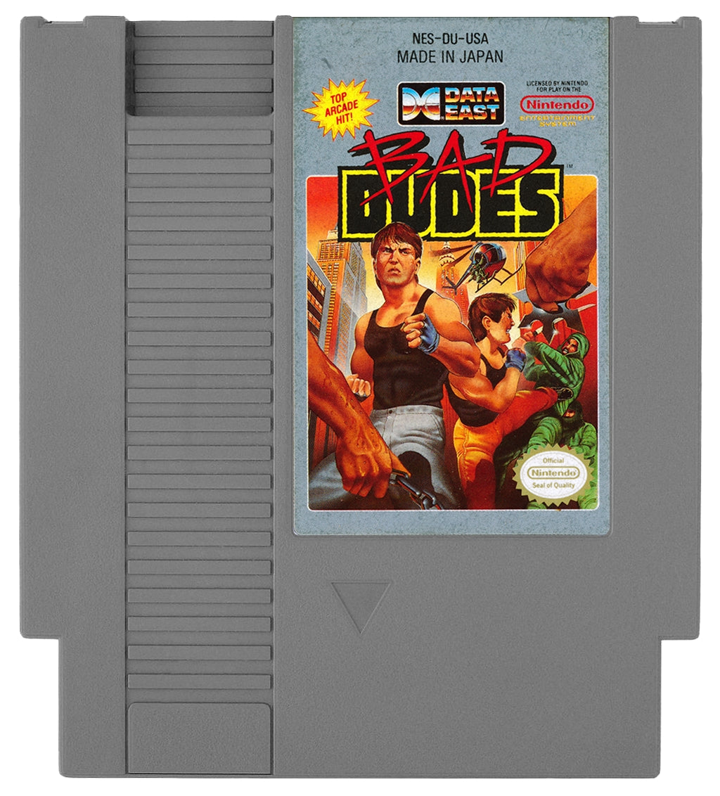 Bad Dudes NES - Video Game - Used - CaveGamers - Image 3