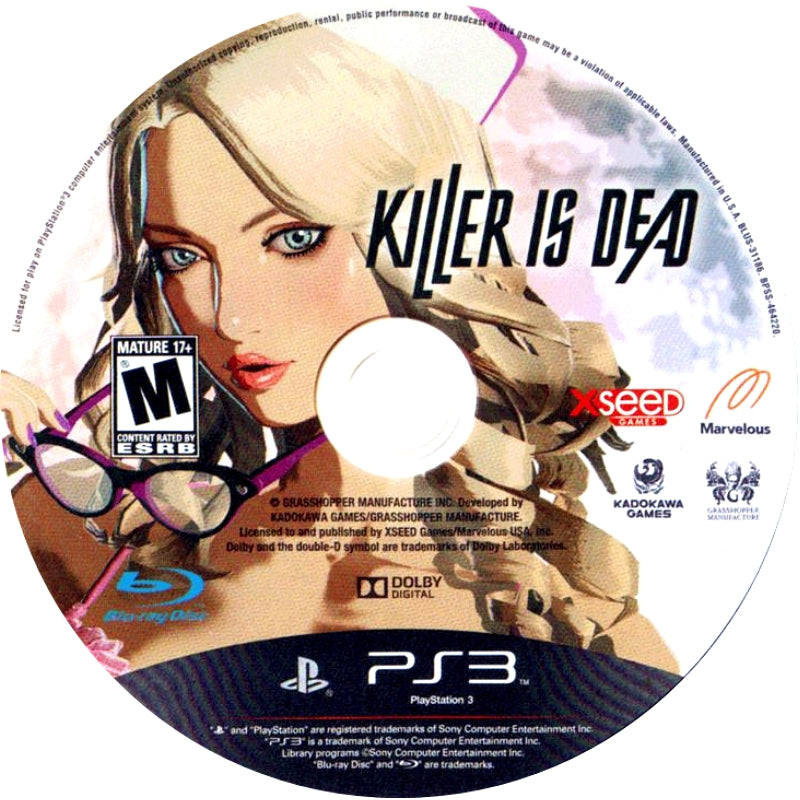 Killer Is Dead PS3 - Video Game - Used - CaveGamers - Image 2