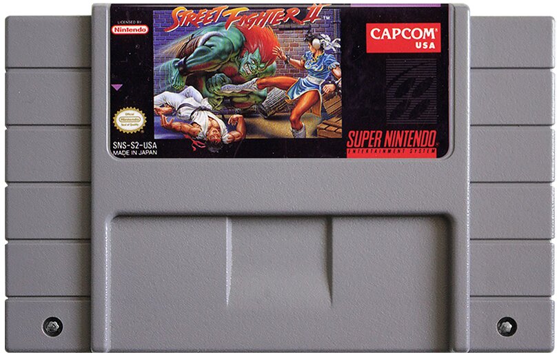 Street Fighter II SNES - Video Game - Used - CaveGamers - Image 3