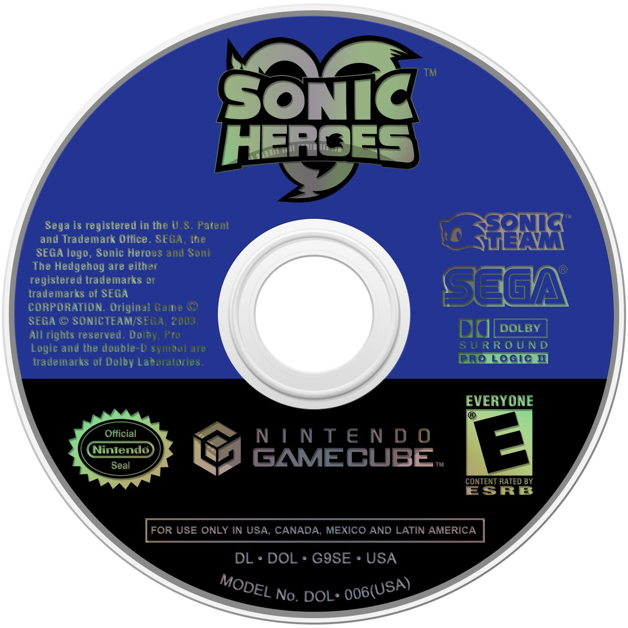 Sonic Heroes GameCube - Video Game - Used - CaveGamers - Image 3