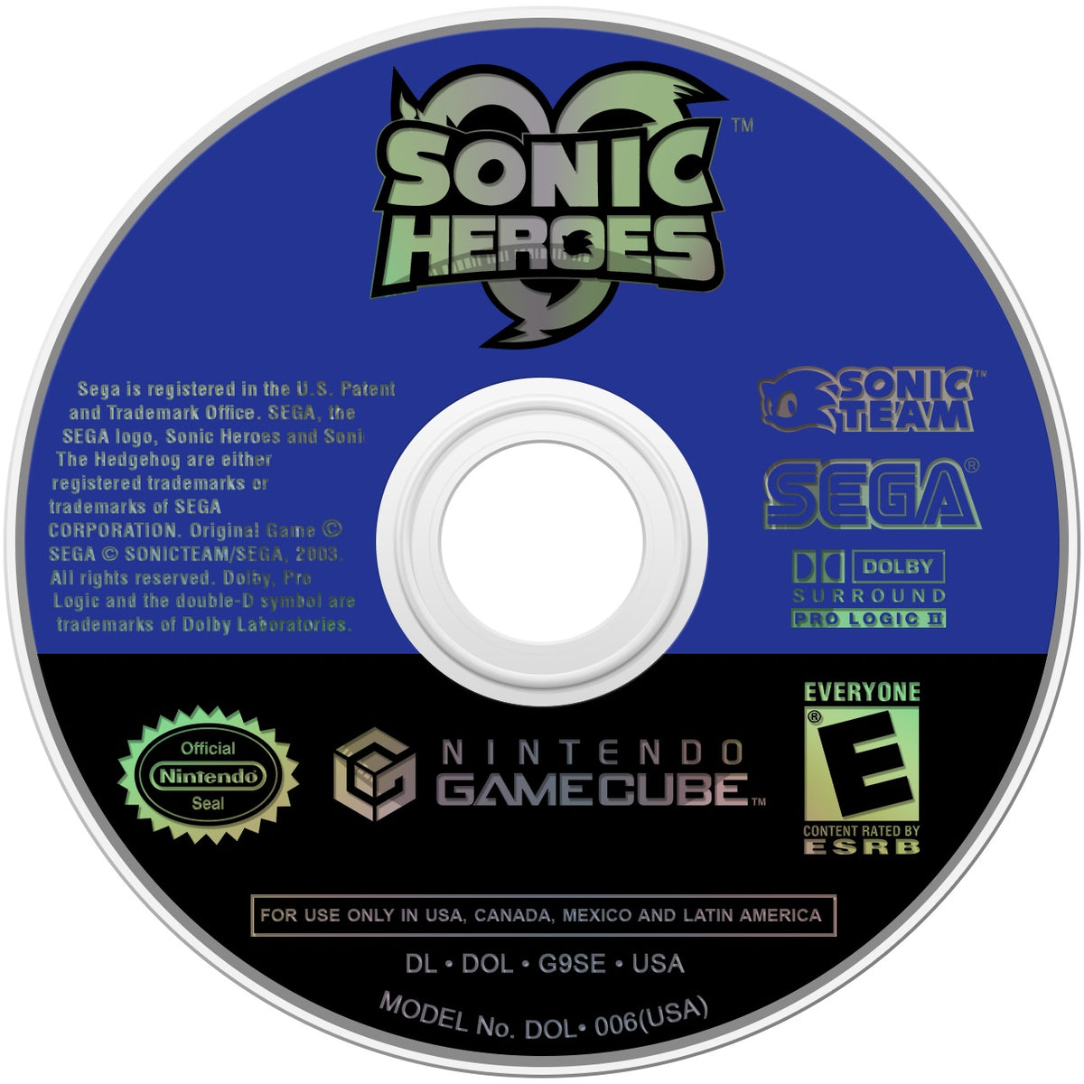 Sonic Heroes GameCube - Video Game - Used - CaveGamers - Image 3