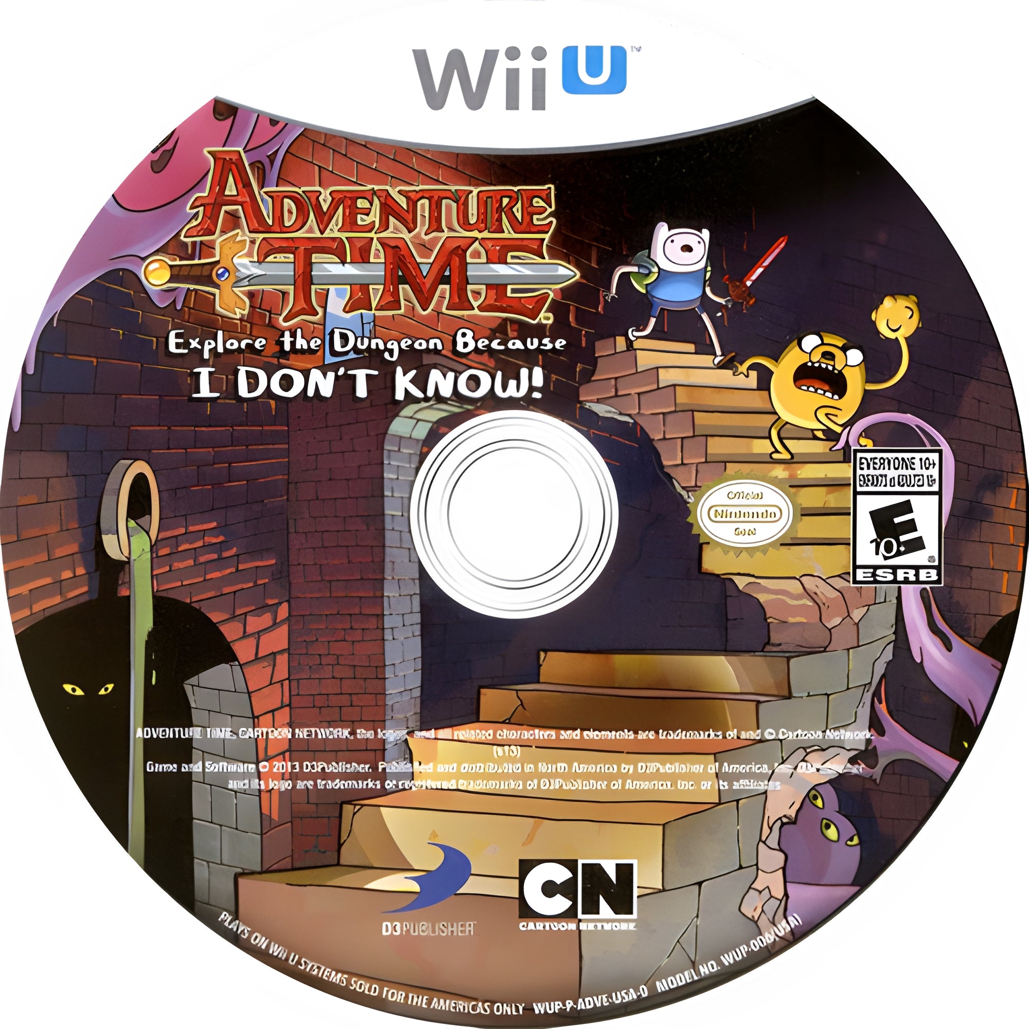 Adventure Time: Explore the Dungeon Because I Don't Know Wii U - Video Game - Used - CaveGamers - Image 3