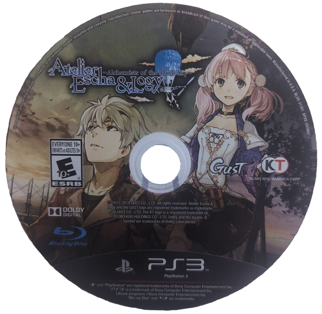 Atelier Escha & Logy: Alchemists of the Dusk Sky PS3 - Video Game - Used - CaveGamers - Image 3