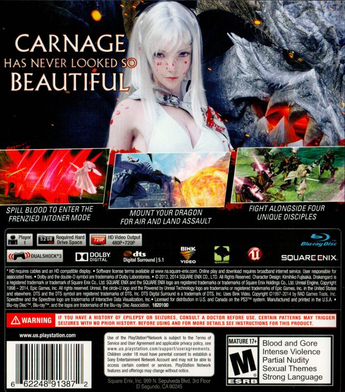 Drakengard 3 PS3 - Video Game - Used - CaveGamers - Image 2