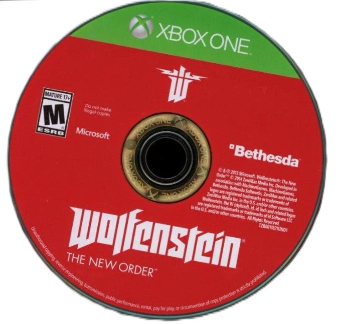Wolfenstein: The New Order Xbox One - Video Game - Used - CaveGamers - Image 3