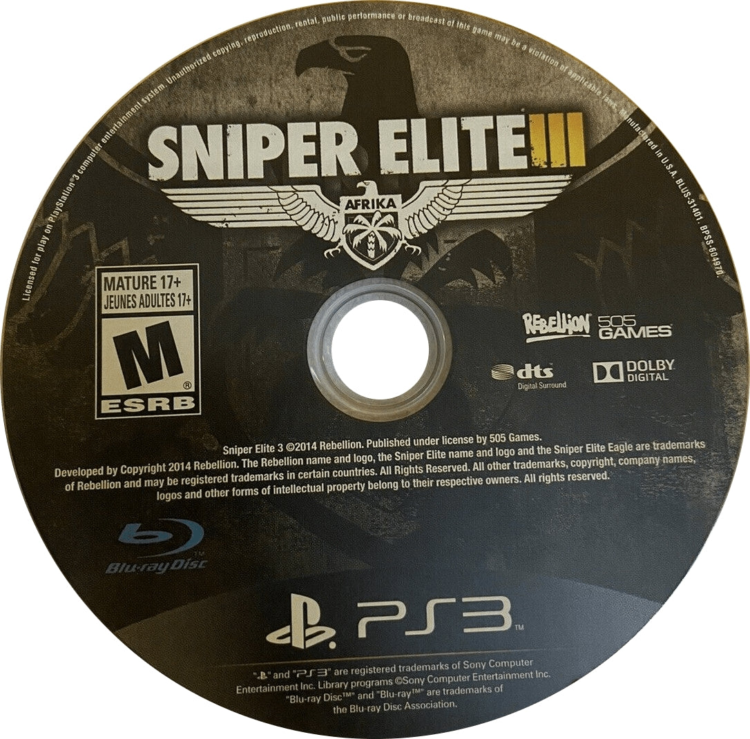 Sniper Elite III PS4 - Video Game - Used - CaveGamers - Image 3