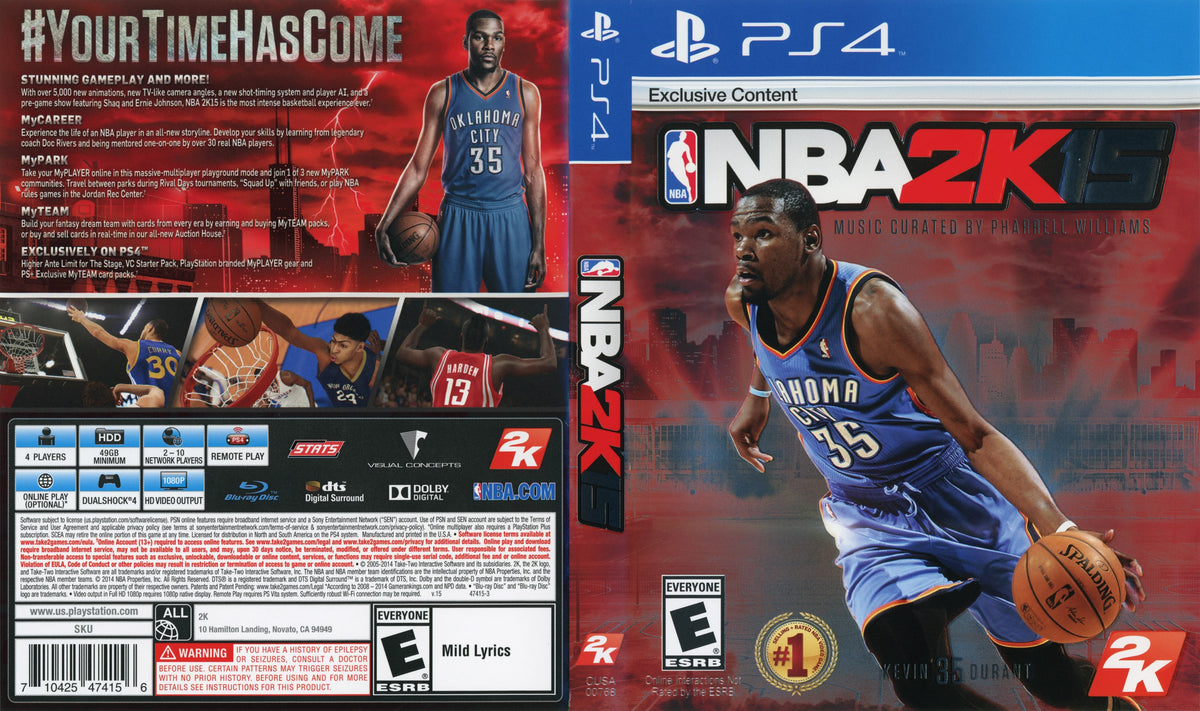NBA 2K15 PS4 - Video Game - Used - CaveGamers - Image 4