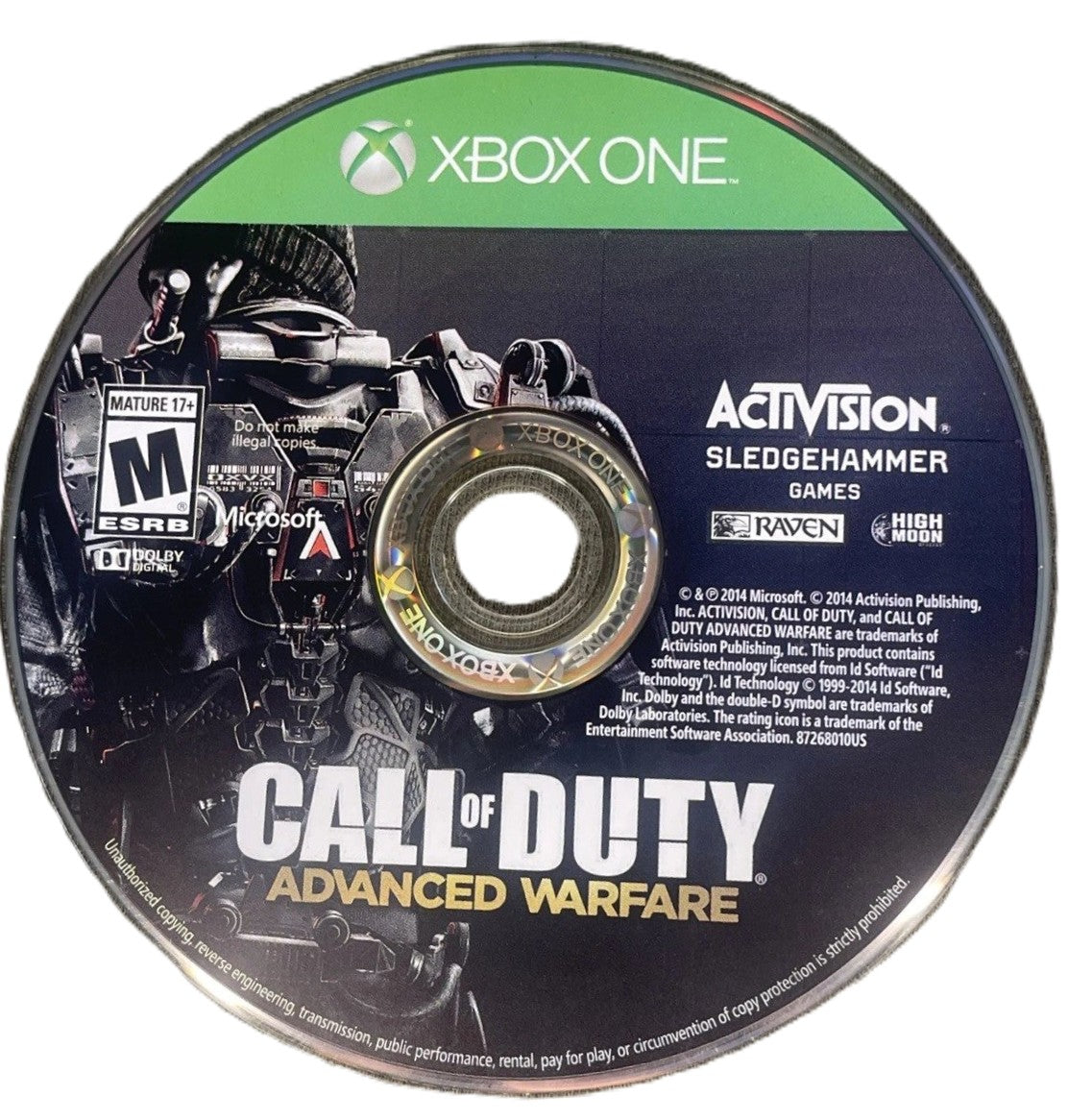 Call of Duty Advanced Warfare Xbox One - Video Game - Used - CaveGamers - Image 3