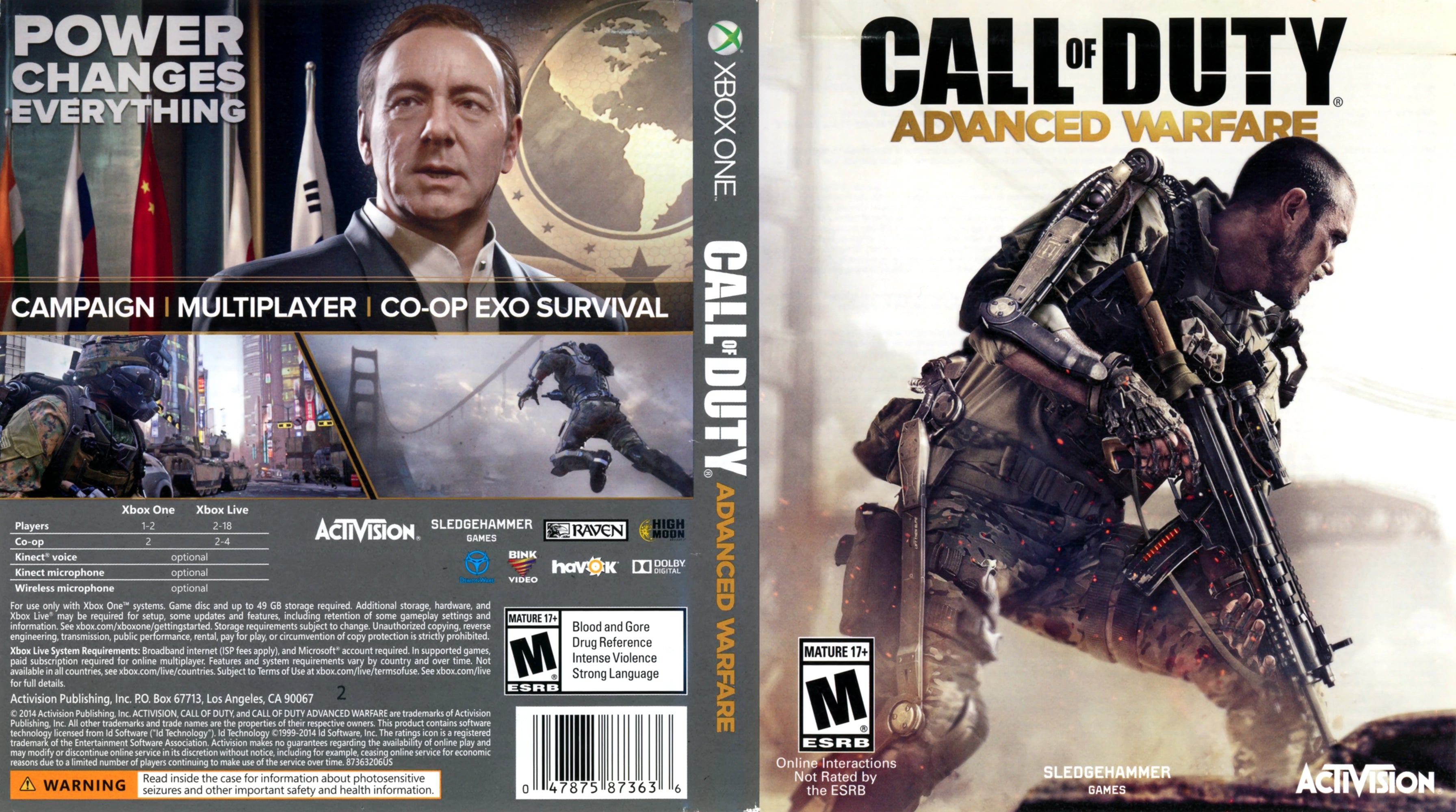 Call of Duty Advanced Warfare Xbox One - Video Game - Used - CaveGamers - Image 4