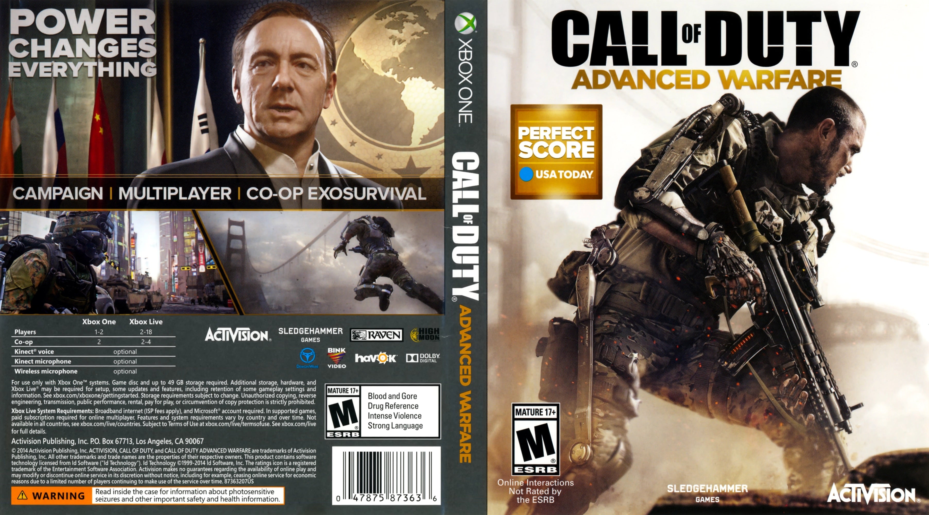Call of Duty Advanced Warfare Xbox One - Video Game - Used - CaveGamers - Image 5