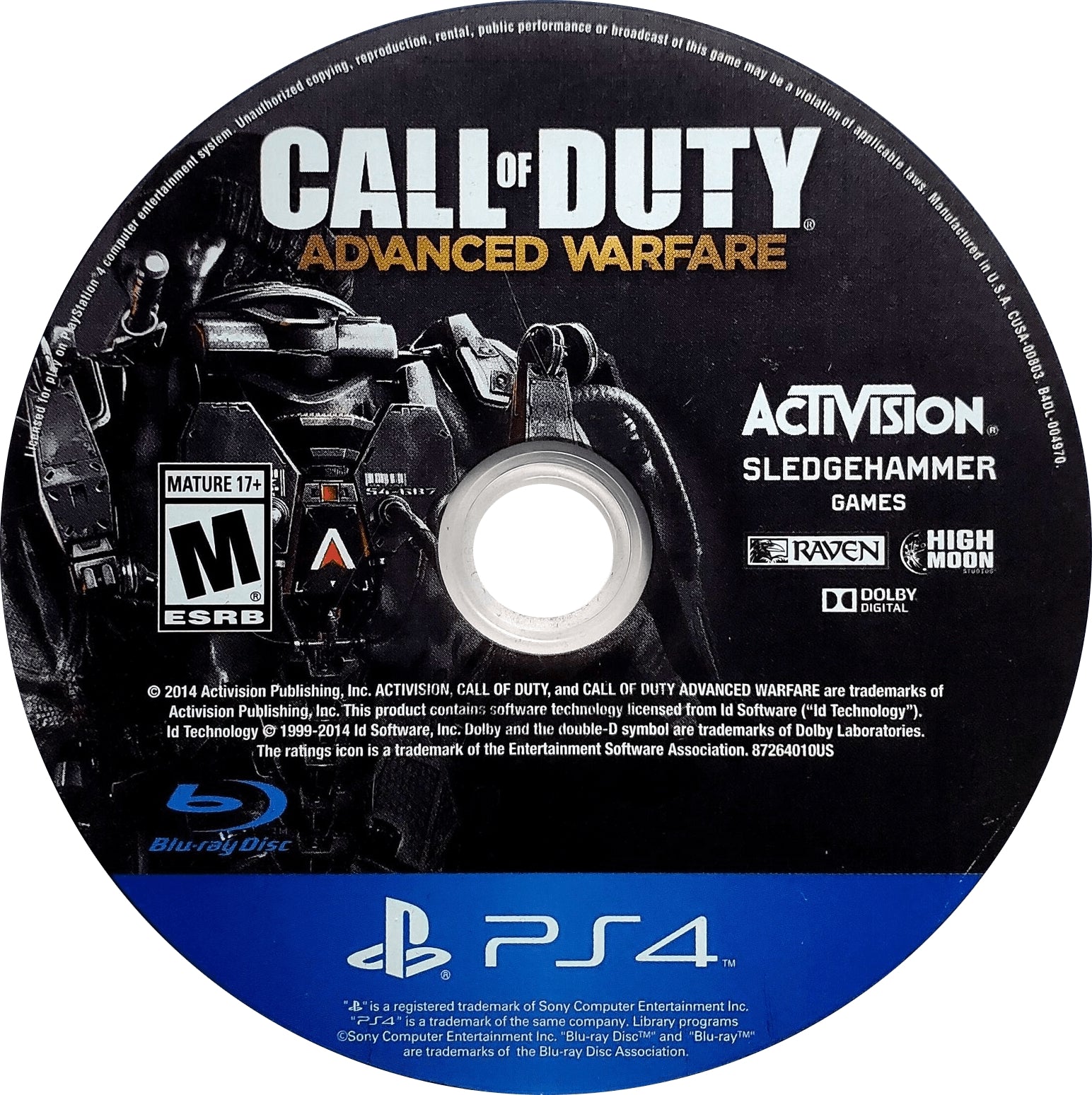 Call of Duty Advanced Warfare PS4 - Video Game - Used - CaveGamers - Image 3