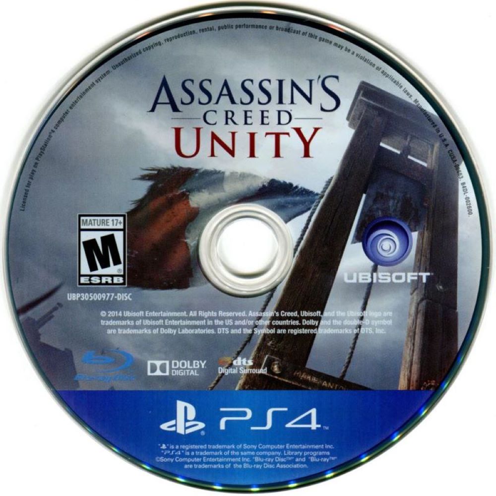 Assassin's Creed: Unity PS4 - Video Game - Used - CaveGamers - Image 3