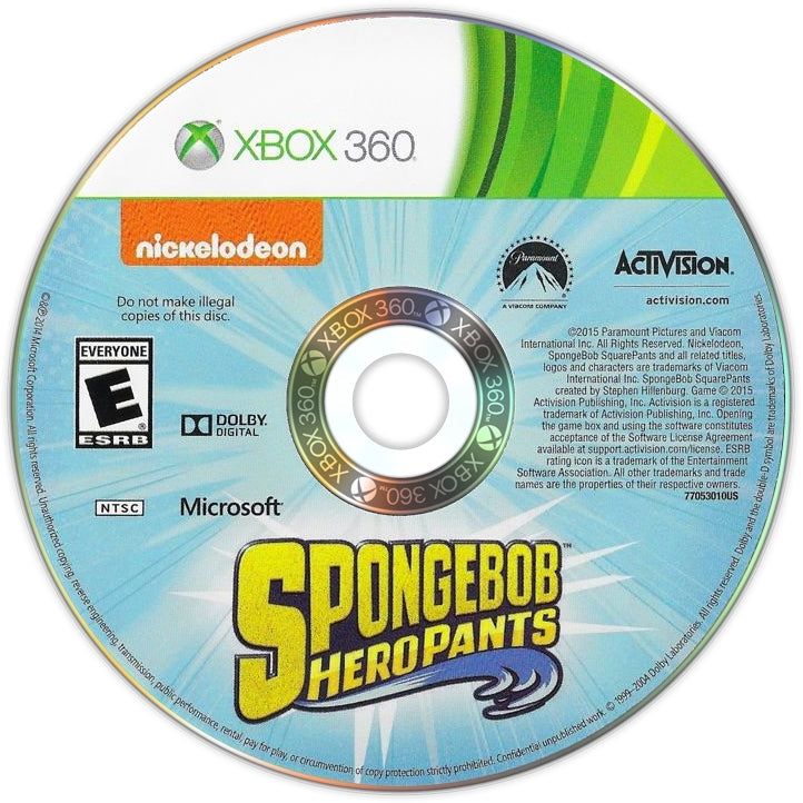 SpongeBob HeroPants Xbox 360 - Video Game - Used - CaveGamers - Image 3