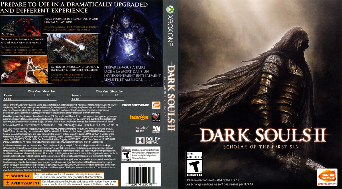 Dark Souls II: Scholar of the First Sin Xbox One - Video Game - Used - CaveGamers - Image 3