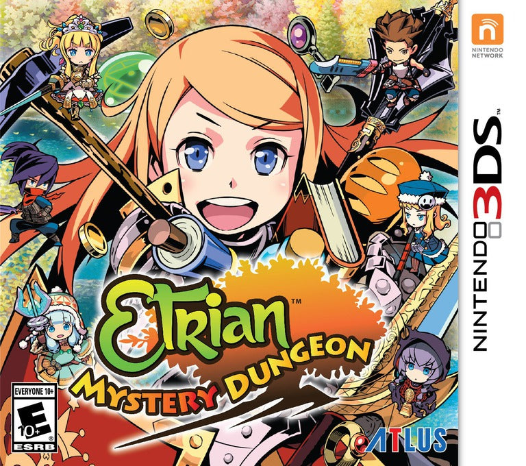 Etrian Mystery Dungeon 3DS - Video Game - Used - CaveGamers