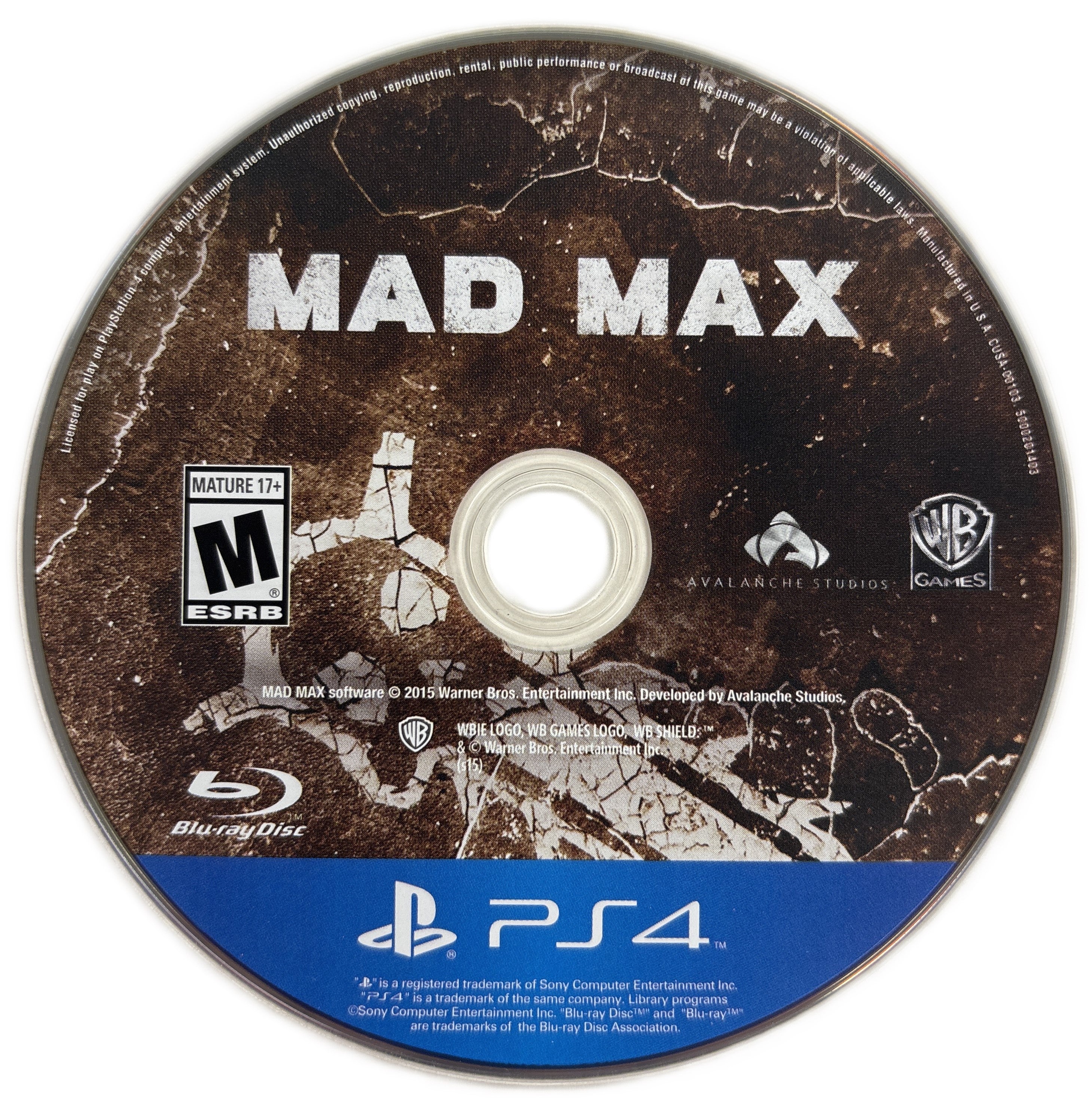 Mad Max PS4 - Video Game - Used - CaveGamers - Image 2