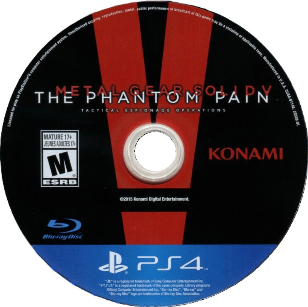 Metal Gear Solid V: The Phantom Pain PS4 - Video Game - Used - CaveGamers - Image 3
