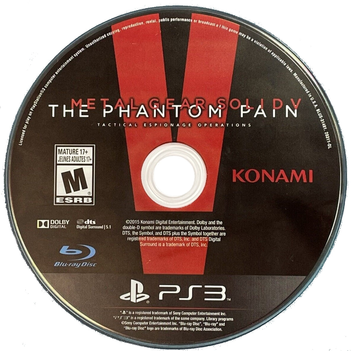Metal Gear Solid V: The Phantom Pain PS3 - Video Game - Used - CaveGamers - Image 3