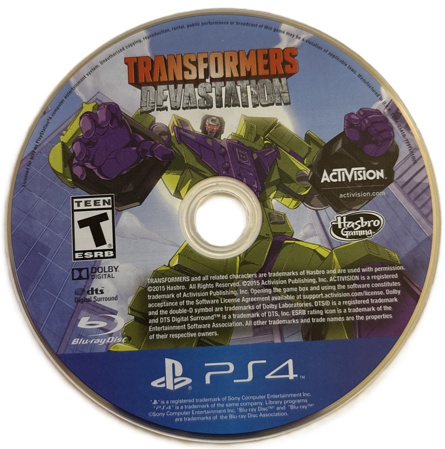 Transformers: Devastation PS4 - Video Game - Used - CaveGamers - Image 3