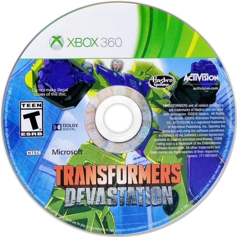 Transformers: Devastation Xbox 360 - Video Game - Used - CaveGamers - Image 3