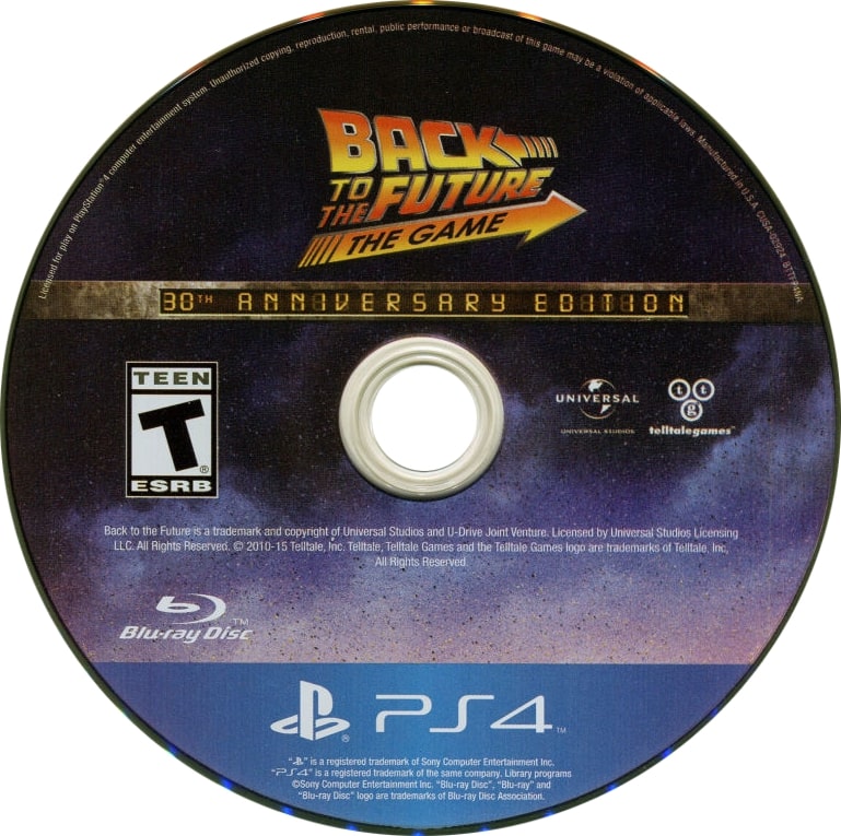 Back to the Future: The Game 30th Anniversary PS4 - Video Game - Used - CaveGamers - Image 3