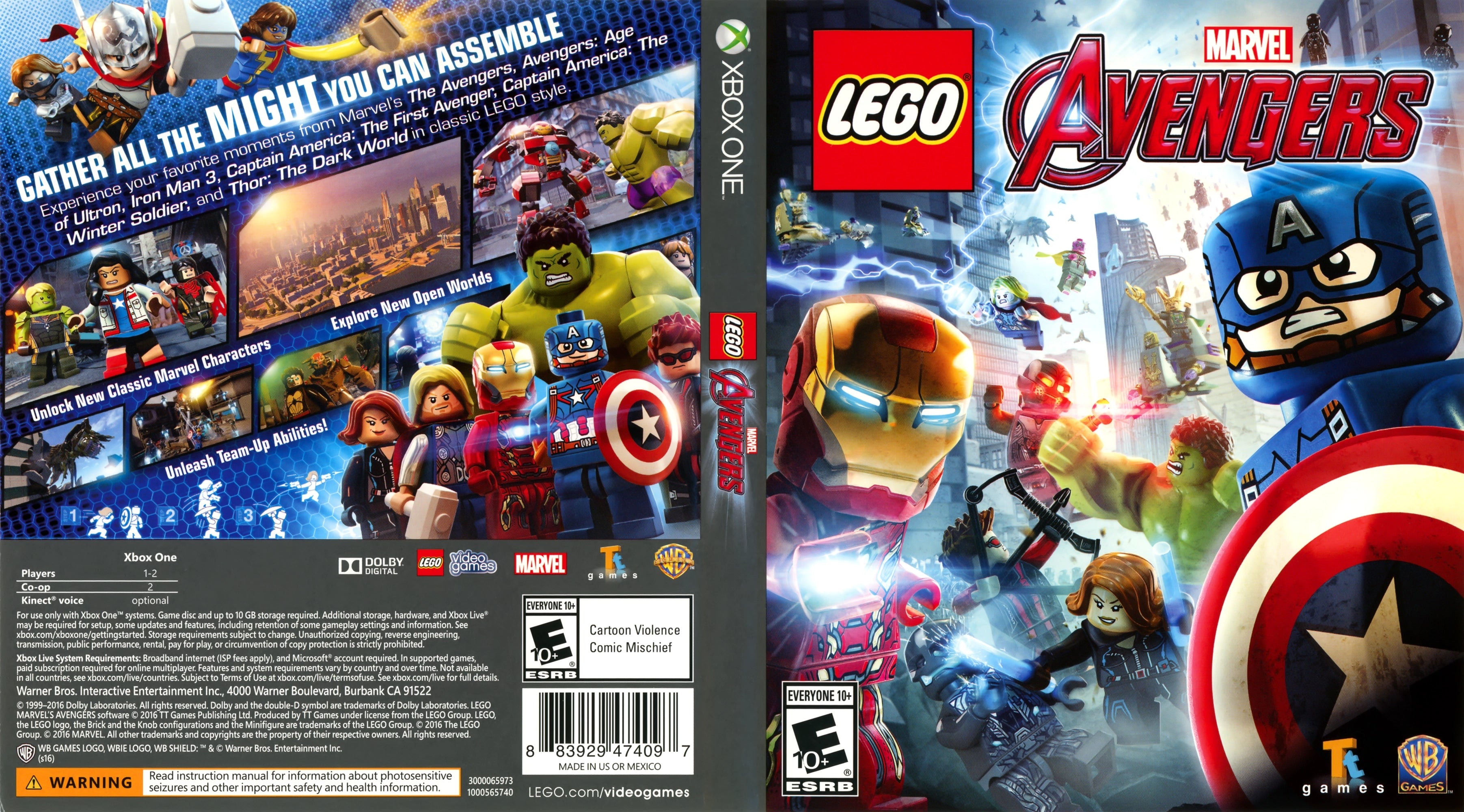 LEGO Marvel's Avengers Xbox One - Video Game - Used - CaveGamers - Image 4