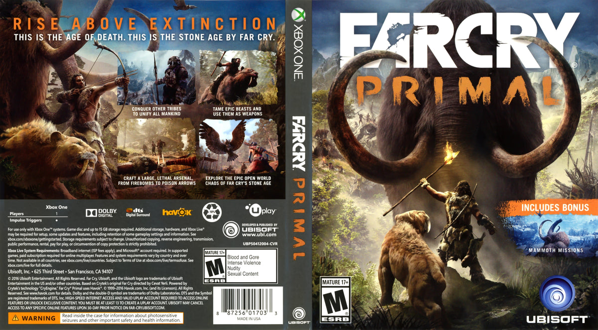 Far Cry Primal Xbox One - Video Game - Used - CaveGamers - Image 4
