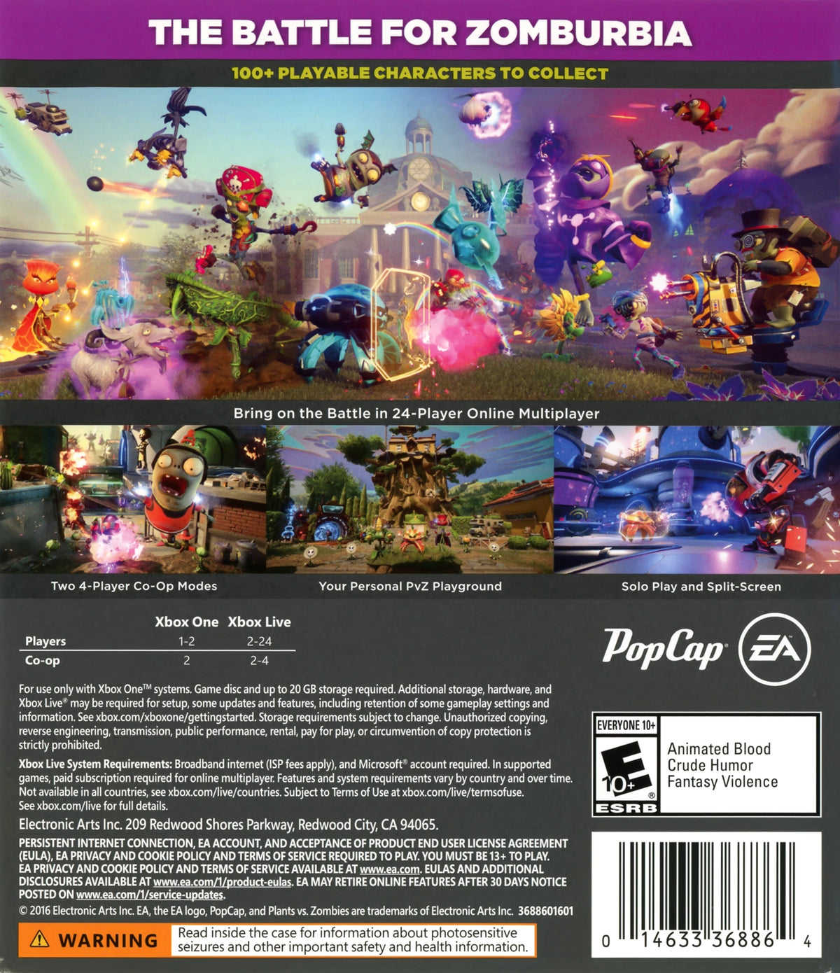 Plants vs. Zombies: Garden Warfare 2 Xbox One - Video Game - Used - CaveGamers - Image 2