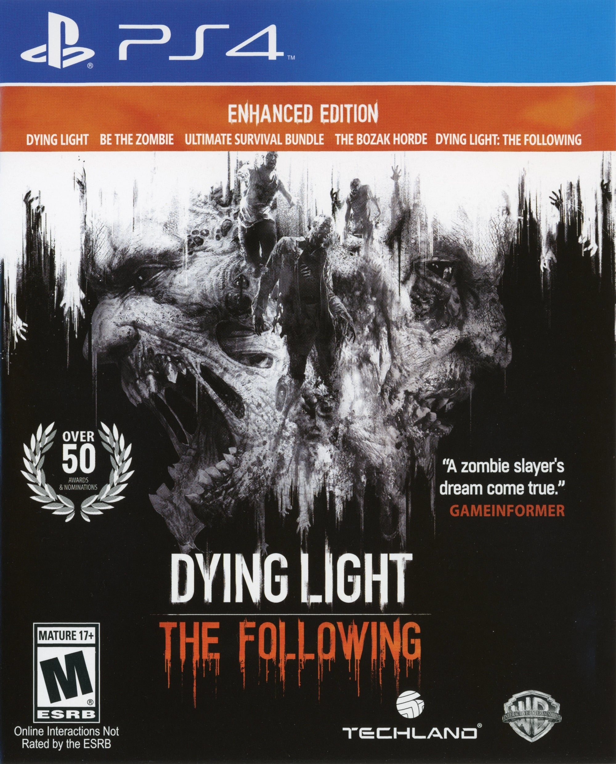 Dying Light The Following Enhanced Edition PS4 - Video Game - Used - CaveGamers
