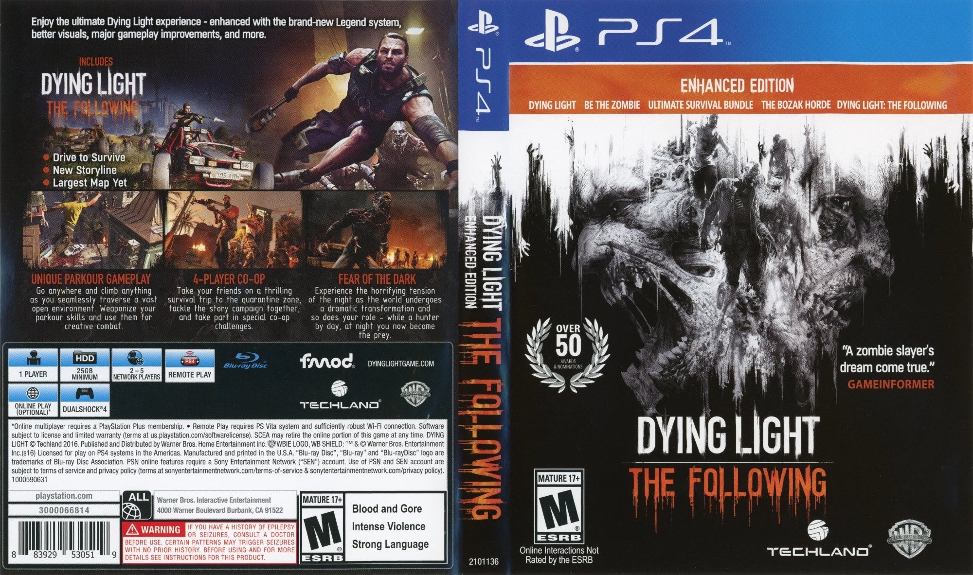 Dying Light The Following Enhanced Edition PS4 - Video Game - Used - CaveGamers - Image 3