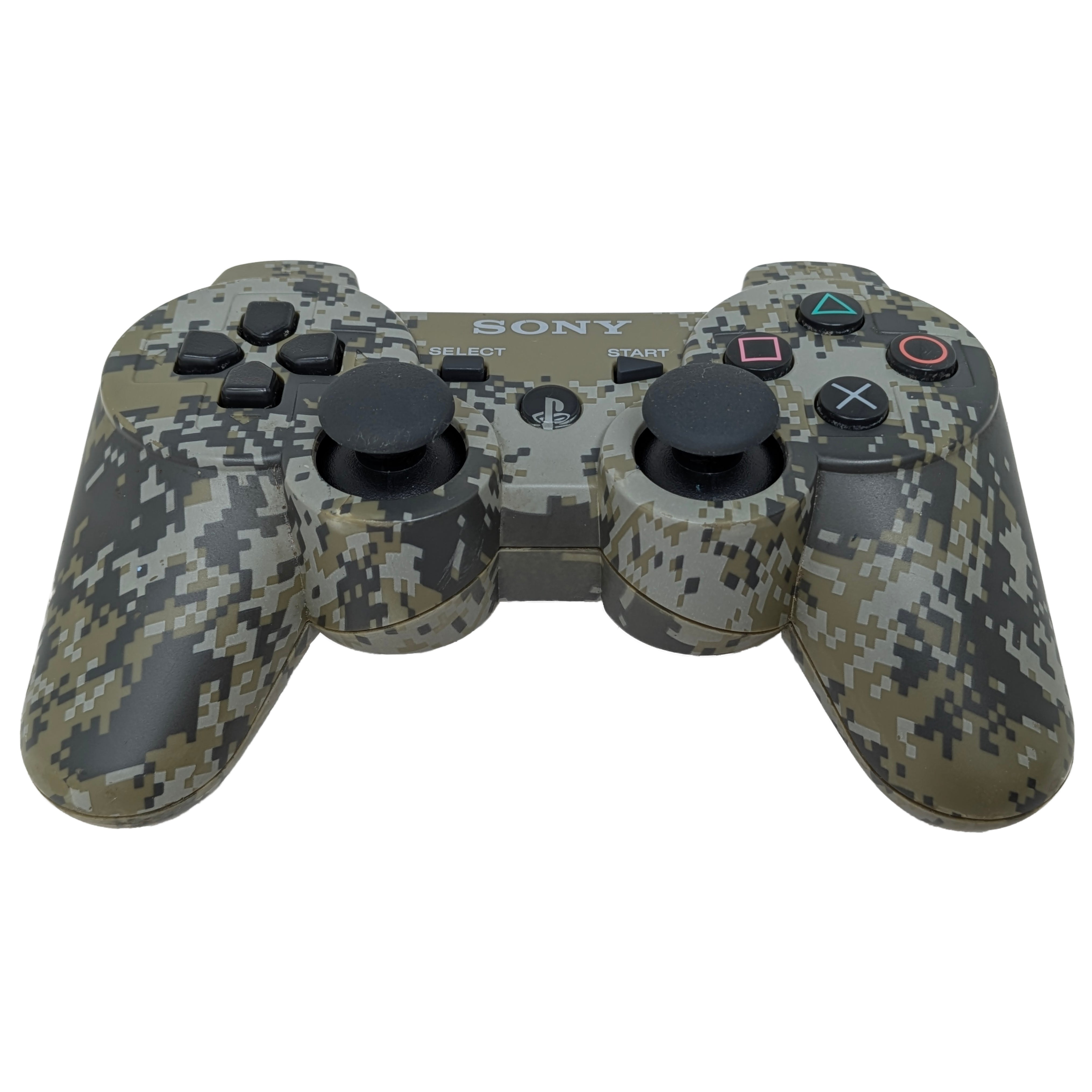 PlayStation 3 Dualshock 3 Wireless Controller - Camoflage PS3 - Video Game Accessory - Used - CaveGamers - Image 3
