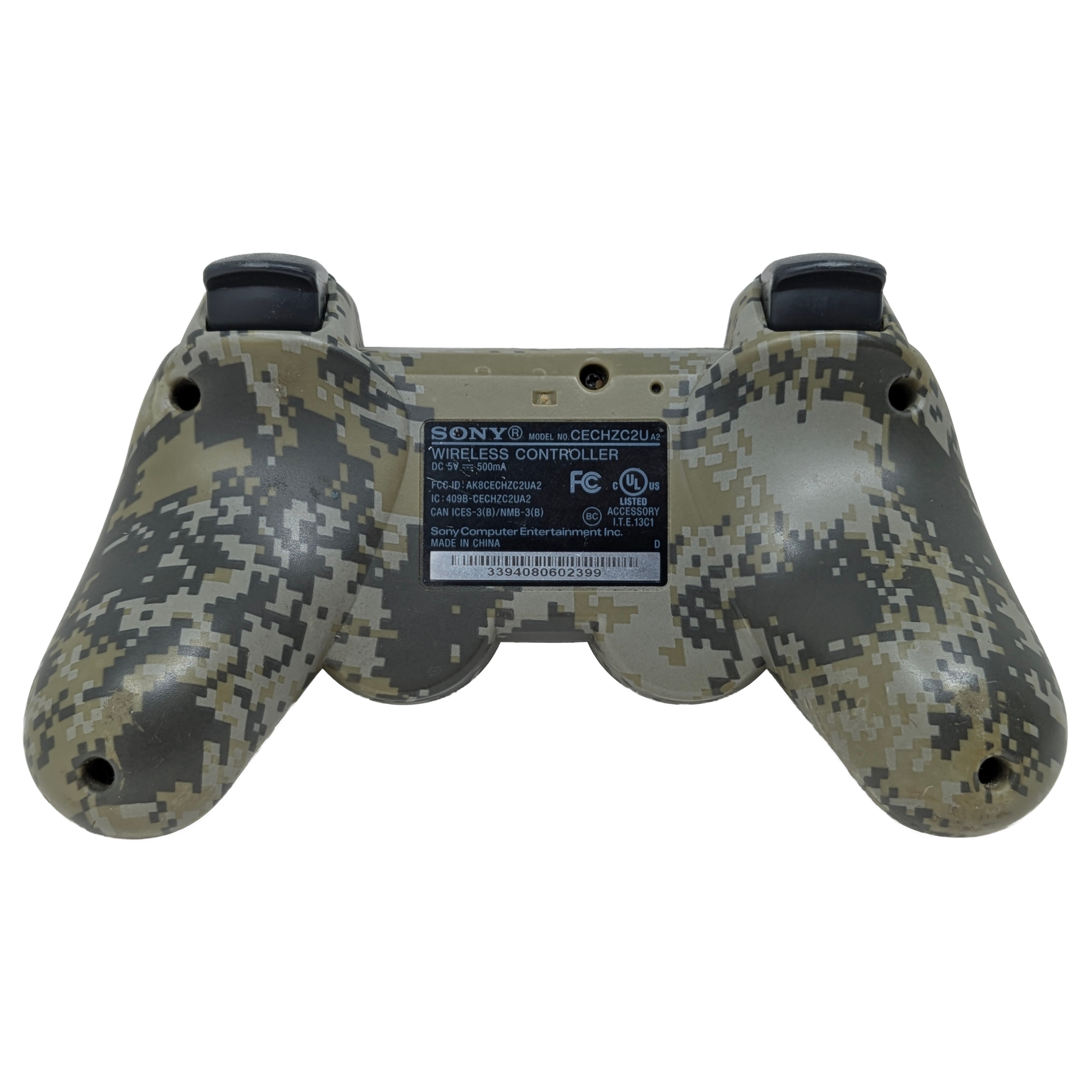 PlayStation 3 Dualshock 3 Wireless Controller - Camoflage PS3 - Video Game Accessory - Used - CaveGamers - Image 4