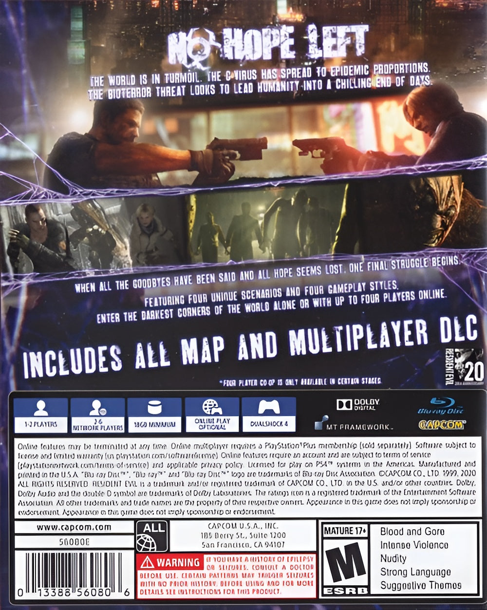Resident Evil 6 PS4 - Video Game - Used - CaveGamers - Image 2