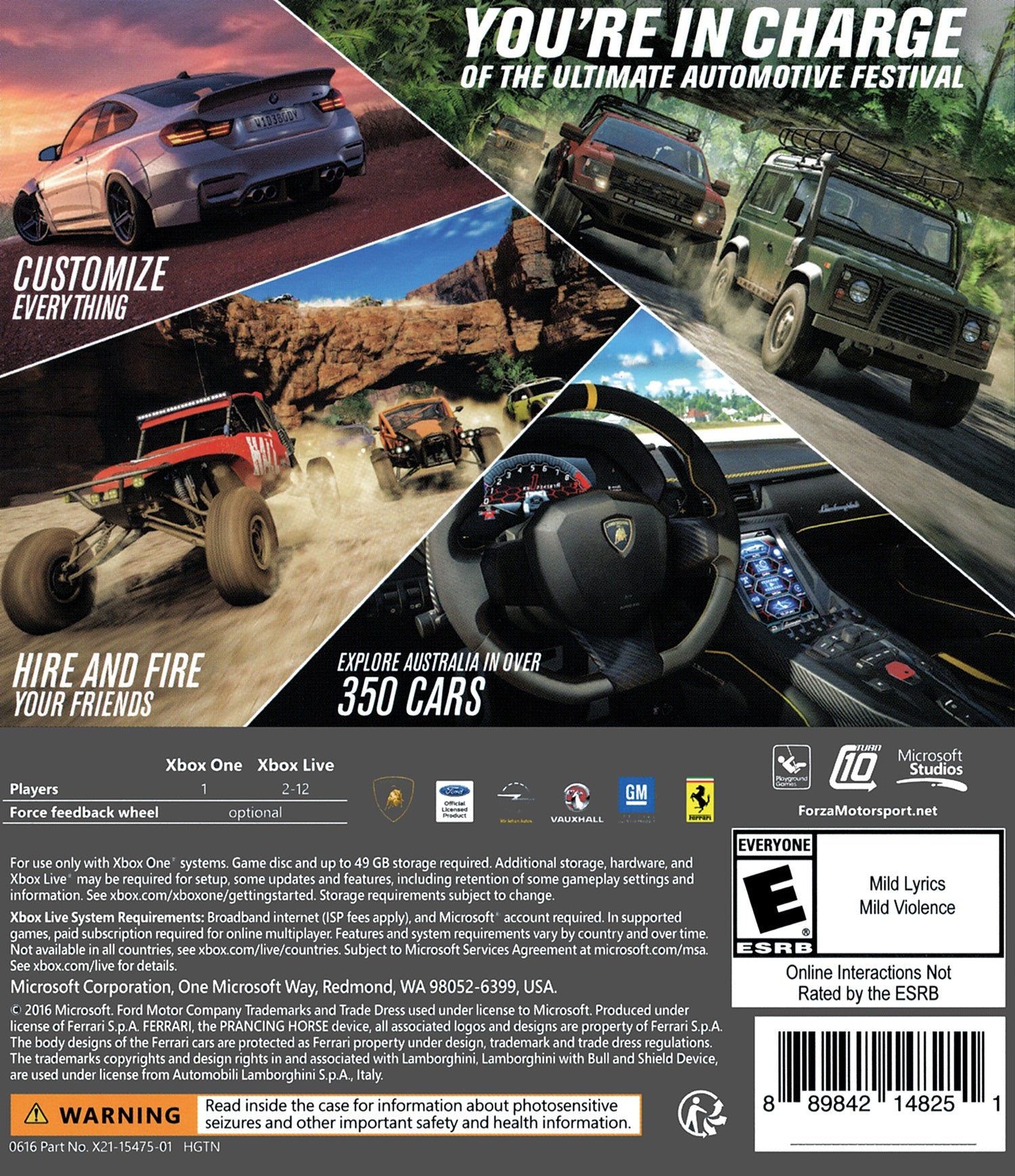 Forza Horizon 3 Xbox One - Video Game - Used - CaveGamers - Image 2