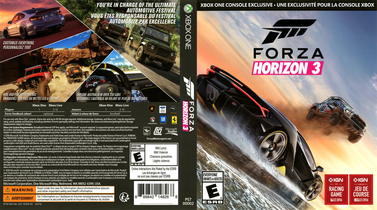 Forza Horizon 3 Xbox One - Video Game - Used - CaveGamers - Image 5