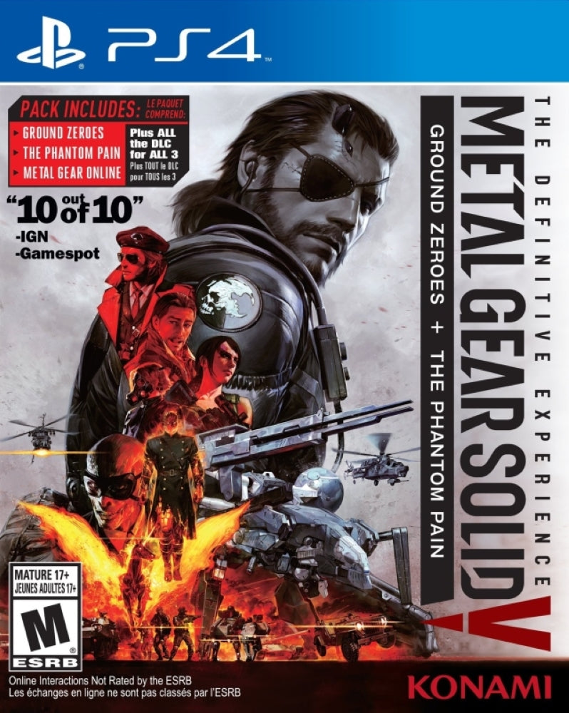 Metal Gear Solid V The Definitive Experience PS4 - Video Game - Used - CaveGamers