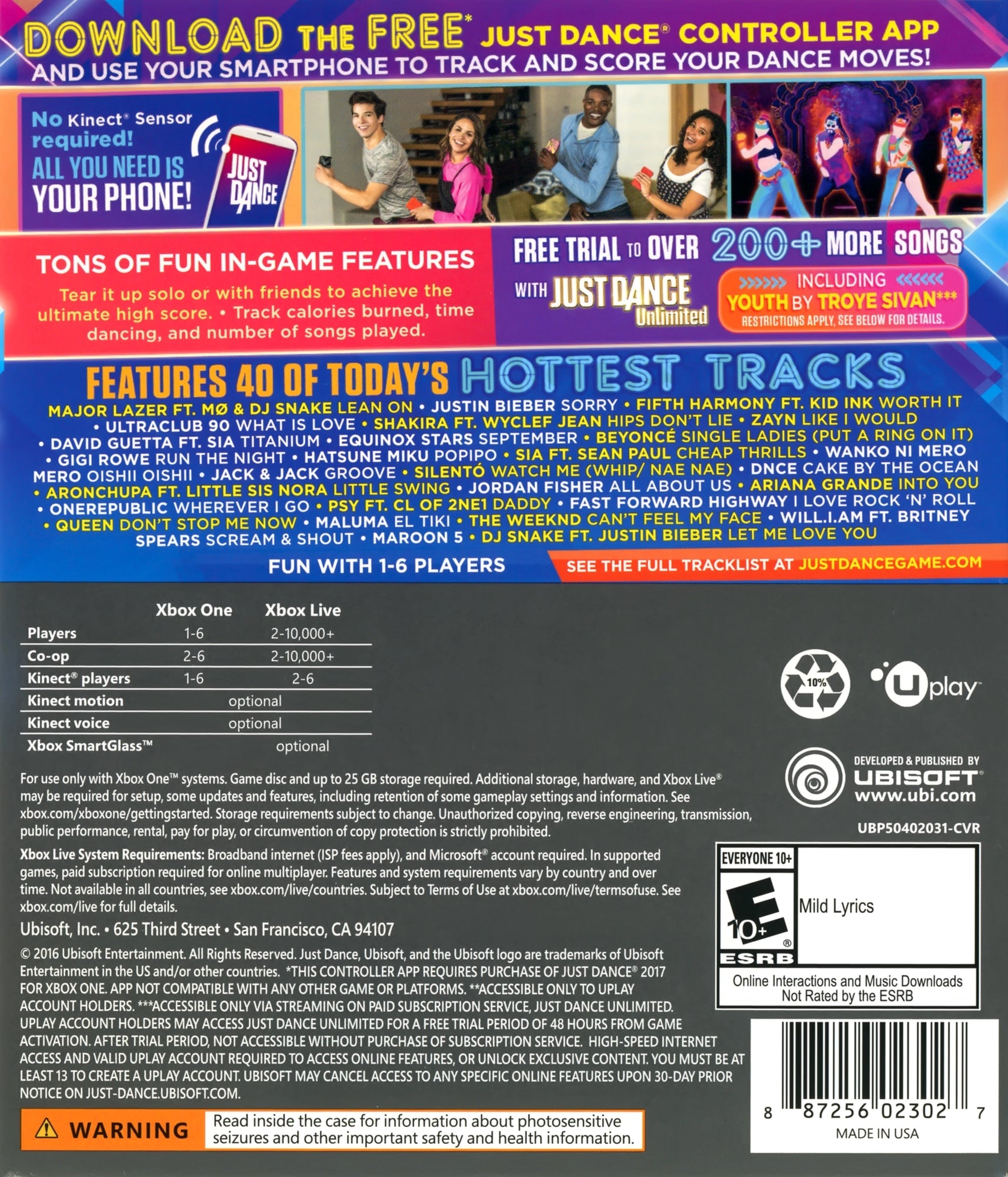 Just Dance 2017 Xbox One - Video Game - Used - CaveGamers - Image 2