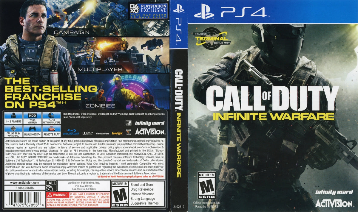 Call of Duty: Infinite Warfare PS4 - Video Game - Used - CaveGamers - Image 4