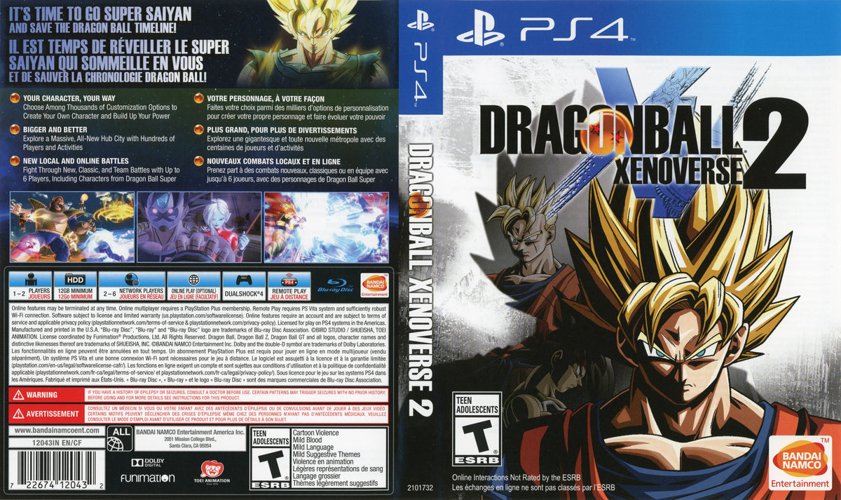 Dragon Ball Xenoverse 2 PS4 - Video Game - Used - CaveGamers - Image 3
