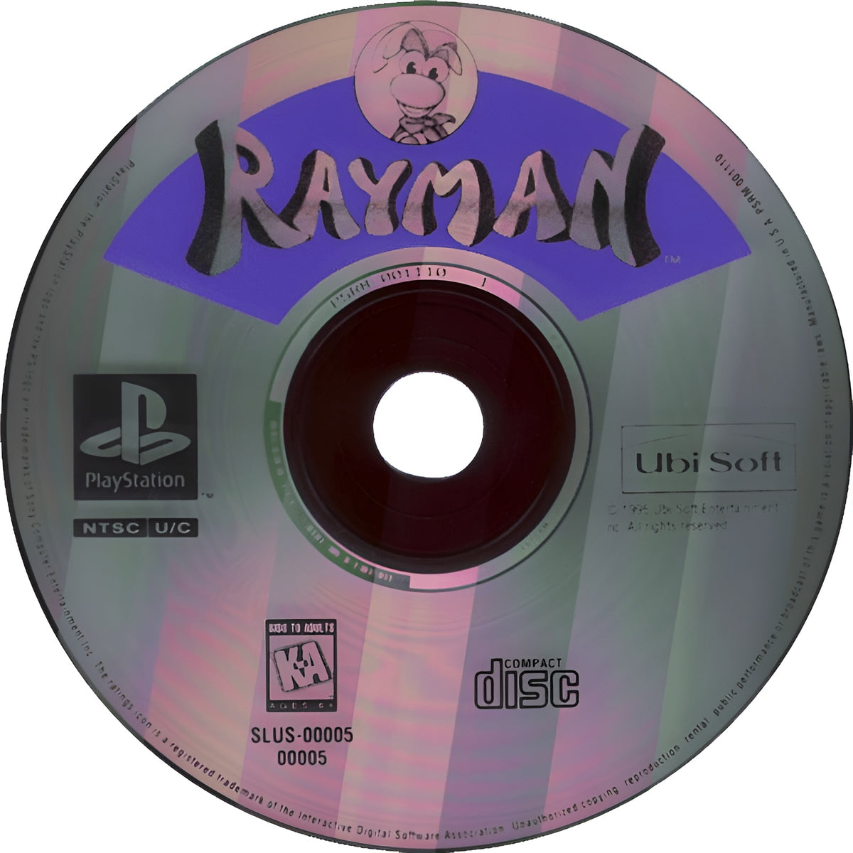 Rayman Playstation - Video Game - Used - CaveGamers - Image 3